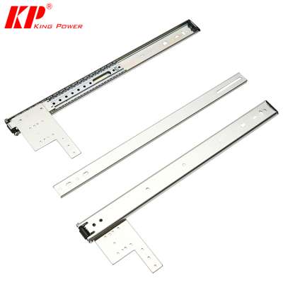 Customized Size 35kg / 50000 cycles load ball bearing stainless steel flipper door slide 1035-08B